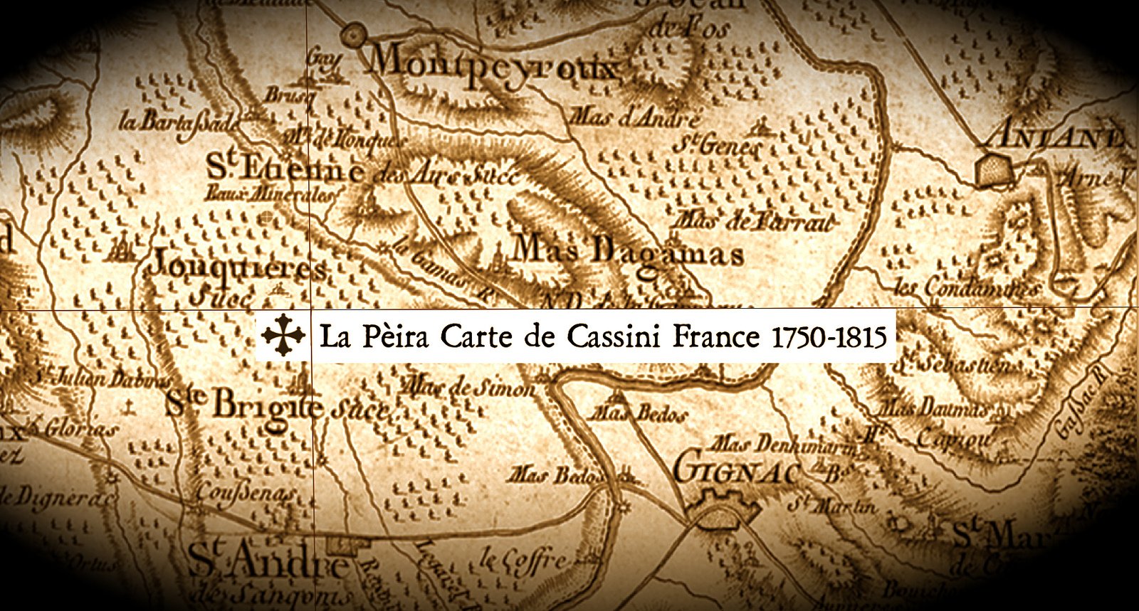 La Peira Carte de Cassini 1750-1815 La Peira Carte de Cassini 1750-1815
